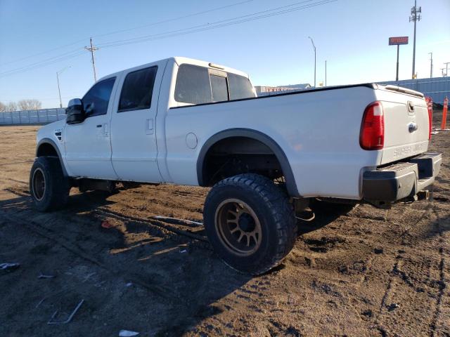 1FTSW21R18EE02253 - 2008 FORD F250 SUPER DUTY WHITE photo 2