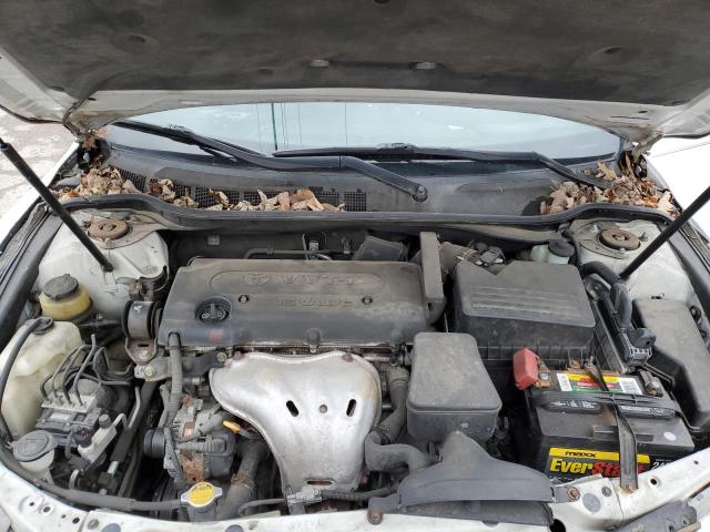 4T1BE46K18U735466 - 2008 TOYOTA CAMRY CE WHITE photo 11