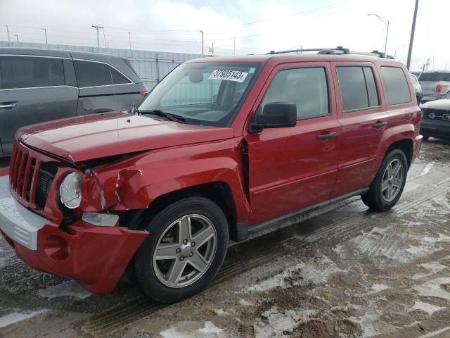 1J8FF48W87D419444 - 2007 JEEP PATRIOT LIMITED RED photo 1