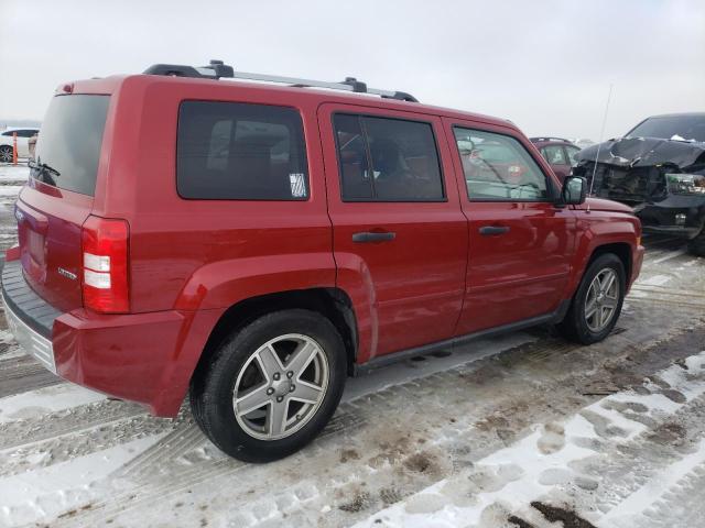 1J8FF48W87D419444 - 2007 JEEP PATRIOT LIMITED RED photo 3