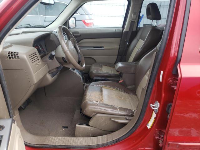 1J8FF48W87D419444 - 2007 JEEP PATRIOT LIMITED RED photo 7