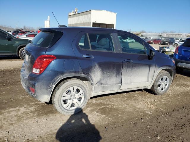 3GNCJKSBXJL383235 - 2018 CHEVROLET TRAX LS BLUE photo 3