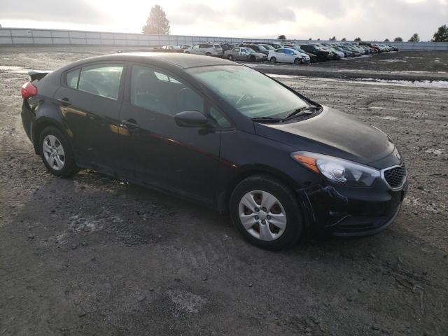 KNAFK4A67E5164562 - 2014 KIA FORTE LX BLACK photo 4