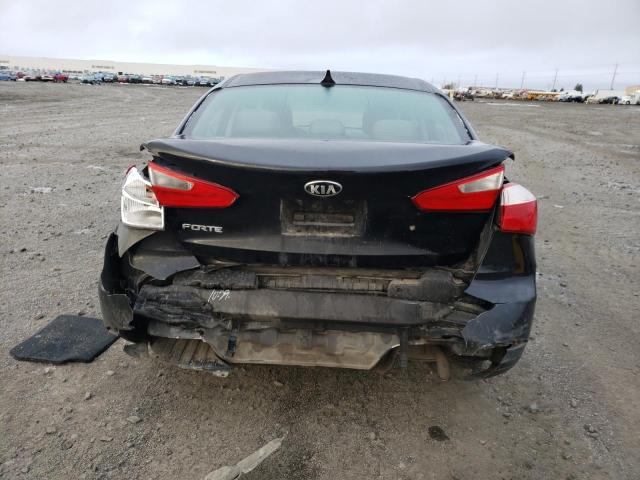 KNAFK4A67E5164562 - 2014 KIA FORTE LX BLACK photo 6