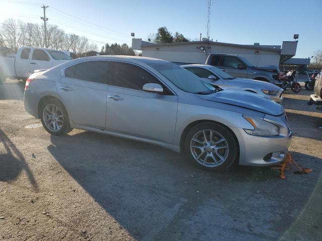 1N4AA5AP2AC813419 - 2010 NISSAN MAXIMA S SILVER photo 4