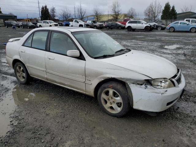 JM1BJ225620509328 - 2002 MAZDA PROTEGE DX WHITE photo 4