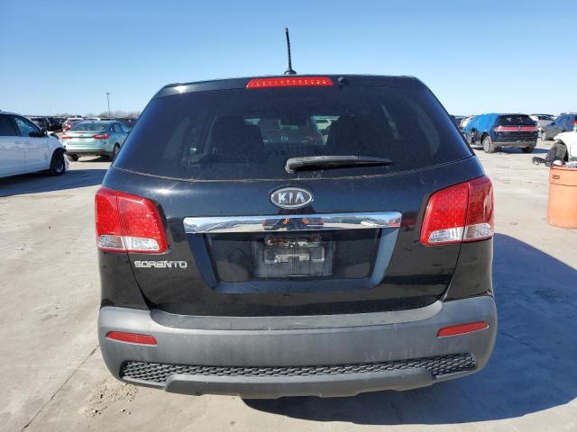 5XYKT3A18CG200759 - 2012 KIA SORENTO BASE BLACK photo 6