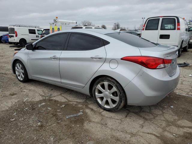 5NPDH4AE4DH297374 - 2013 HYUNDAI ELANTRA GLS SILVER photo 2