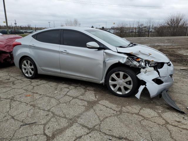 5NPDH4AE4DH297374 - 2013 HYUNDAI ELANTRA GLS SILVER photo 4