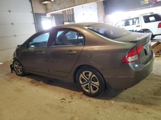 2HGFA1F58AH558029 - 2010 HONDA CIVIC LX GRAY photo 2