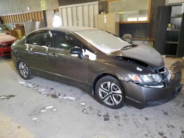 2HGFA1F58AH558029 - 2010 HONDA CIVIC LX GRAY photo 4