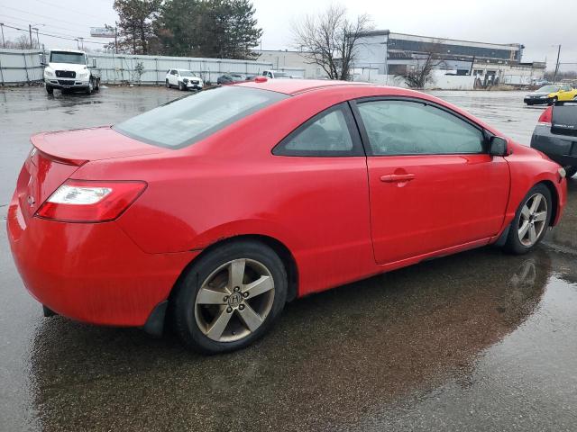 2HGFG12828H561825 - 2008 HONDA CIVIC EX RED photo 3