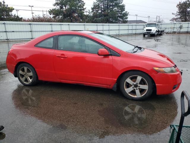 2HGFG12828H561825 - 2008 HONDA CIVIC EX RED photo 4