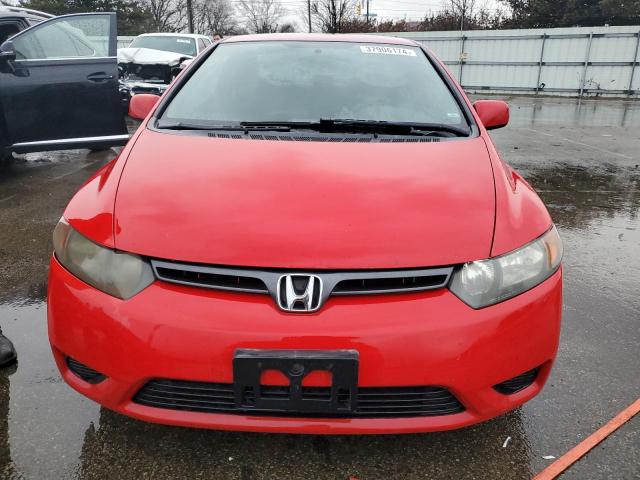 2HGFG12828H561825 - 2008 HONDA CIVIC EX RED photo 5