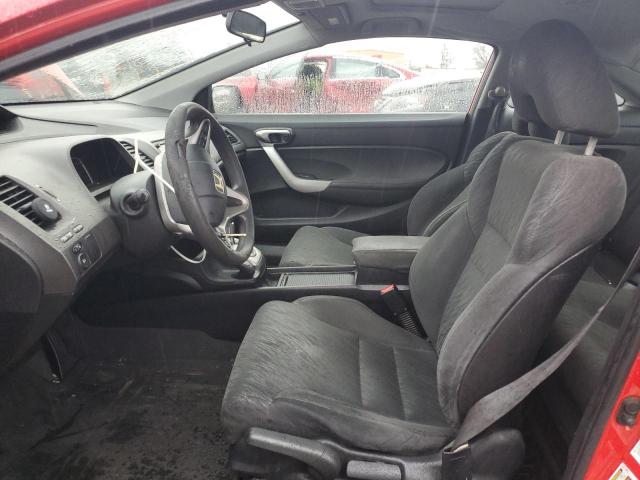 2HGFG12828H561825 - 2008 HONDA CIVIC EX RED photo 7