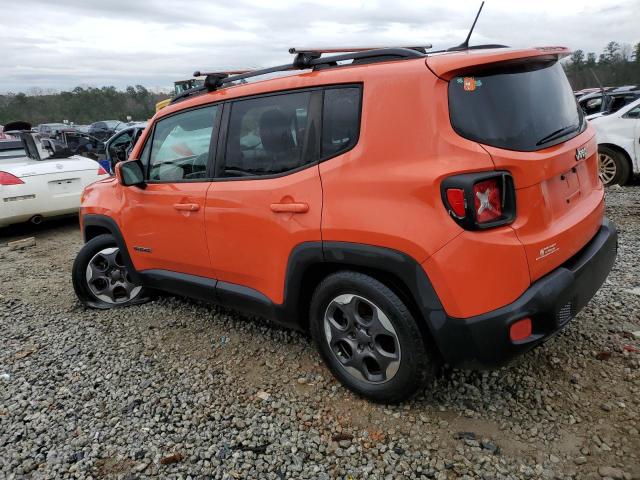 ZACCJABH5FPC10034 - 2015 JEEP RENEGADE LATITUDE ORANGE photo 2