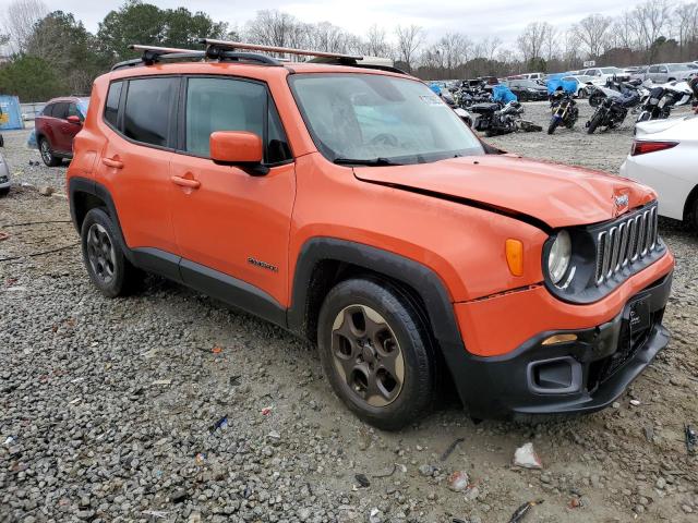 ZACCJABH5FPC10034 - 2015 JEEP RENEGADE LATITUDE ORANGE photo 4