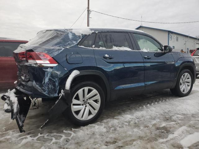 1V2HE2CAXPC218863 - 2023 VOLKSWAGEN ATLAS CROS SE BLUE photo 3