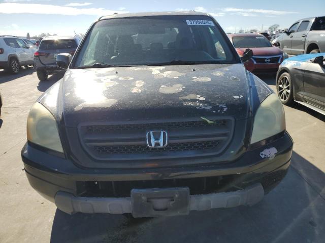 2HKYF18634H556778 - 2004 HONDA PILOT EXL BLACK photo 5