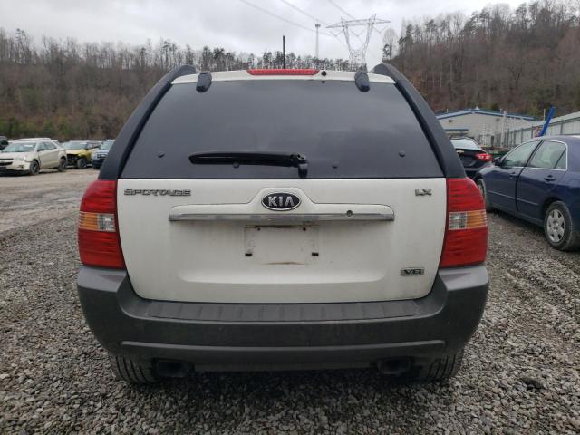 KNDJF723977365930 - 2007 KIA SPORTAGE EX WHITE photo 6