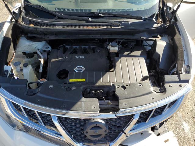 JN8AZ1MU7EW402829 - 2014 NISSAN MURANO S WHITE photo 12