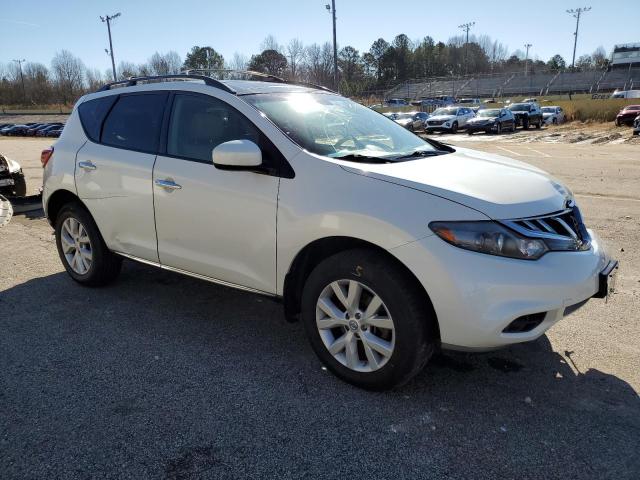 JN8AZ1MU7EW402829 - 2014 NISSAN MURANO S WHITE photo 4