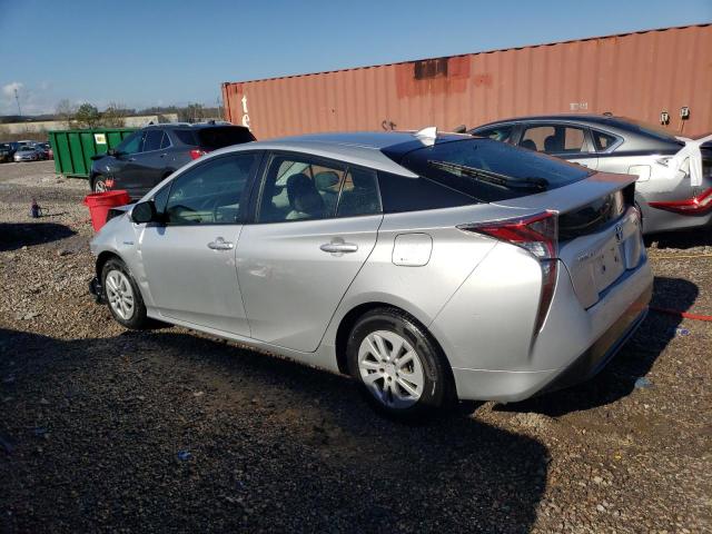 JTDKBRFU3H3030783 - 2017 TOYOTA PRIUS SILVER photo 2