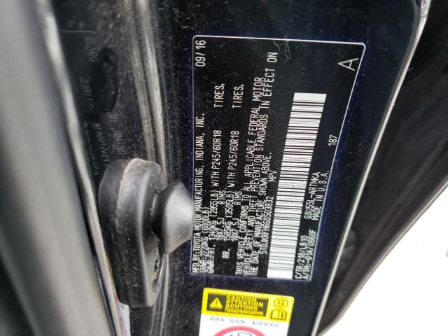 5TDJKRFH6GS503832 - 2016 TOYOTA HIGHLANDER XLE 黑色 照片 12