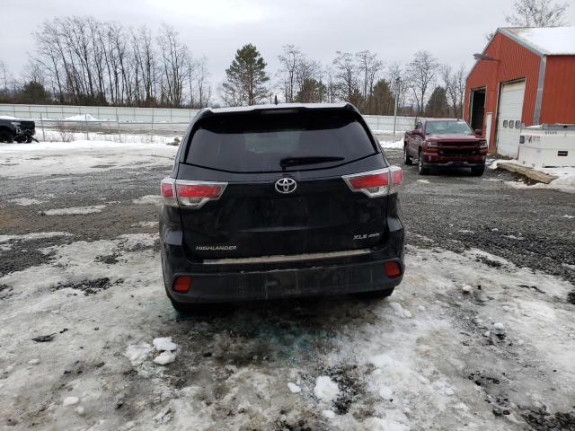 5TDJKRFH6GS503832 - 2016 TOYOTA HIGHLANDER XLE 黑色 照片 6