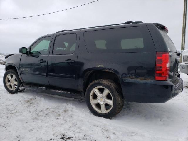 1GNSKJE34BR205788 - 2011 CHEVROLET SUBURBAN K1500 LT BLACK photo 2