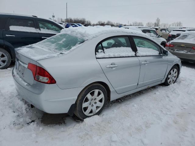 19XFA1F5XAE066497 - 2010 HONDA CIVIC LX SILVER photo 3