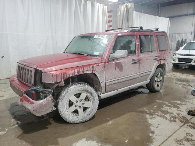 1J8HG48K76C352584 - 2006 JEEP COMMANDER MAROON photo 1