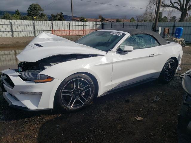 1FATP8UH5P5110438 - 2023 FORD MUSTANG WHITE photo 1