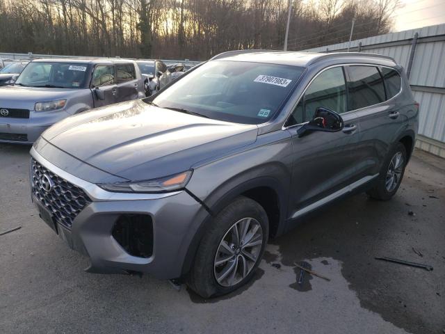 5NMS33AD8KH070416 - 2019 HYUNDAI SANTA FE SEL GRAY photo 1