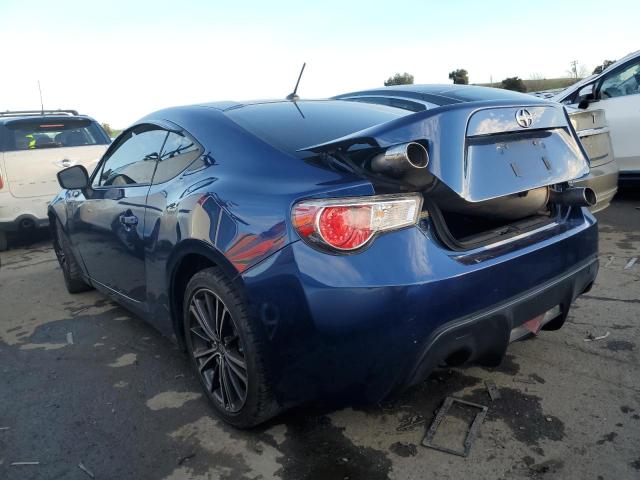 JF1ZNAA16D1707728 - 2013 TOYOTA SCION FR-S BLUE photo 2