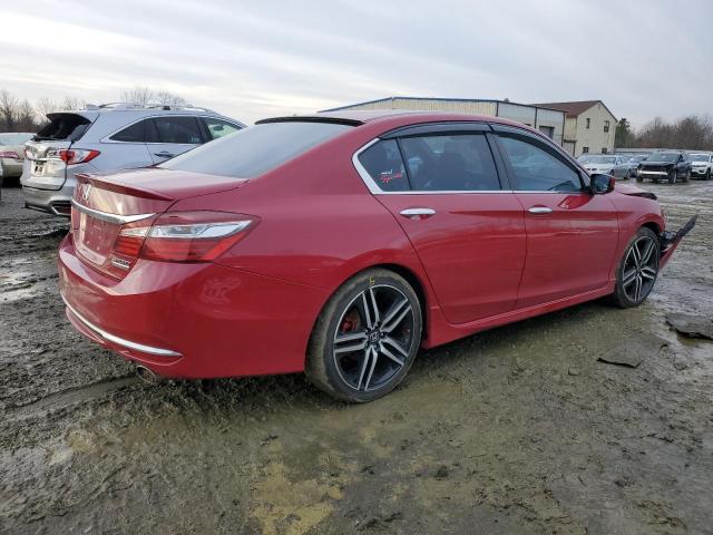 1HGCR2F17HA142285 - 2017 HONDA ACCORD SPORT SPECIAL EDITION RED photo 3