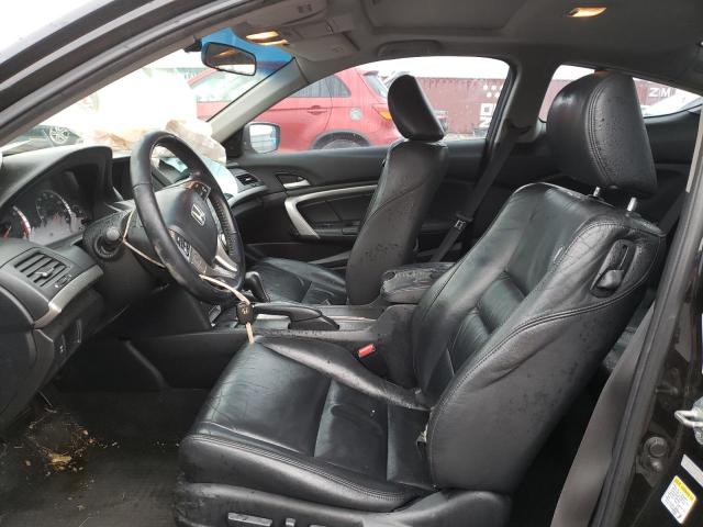 1HGCS22868A009606 - 2008 HONDA ACCORD EXL BLACK photo 7