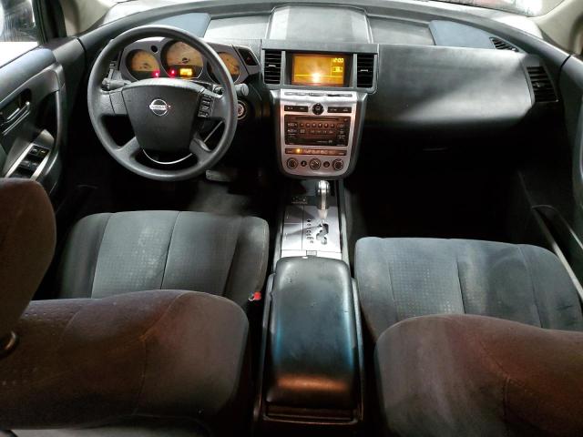 JN8AZ08T45W308807 - 2005 NISSAN MURANO SL SILVER photo 8