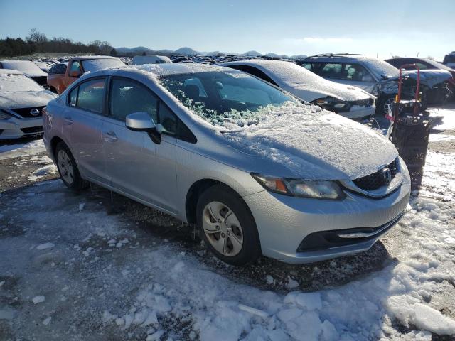 19XFB2F5XDE242133 - 2013 HONDA CIVIC LX SILVER photo 4