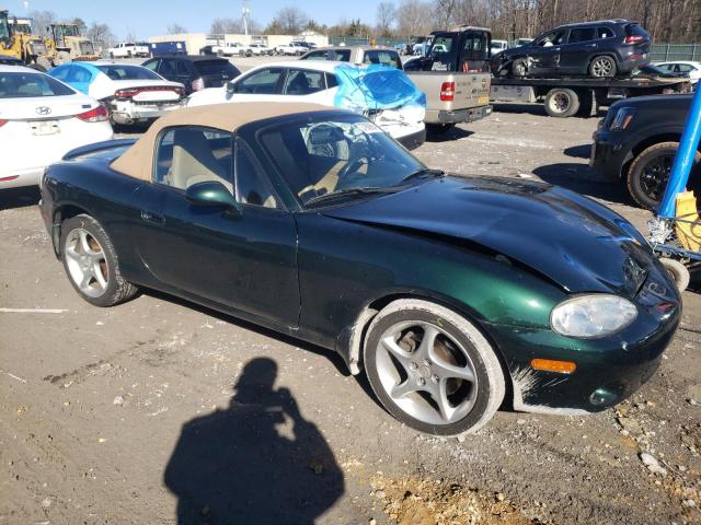 JM1NB353420225402 - 2002 MAZDA MX-5 MIATA BASE GREEN photo 4