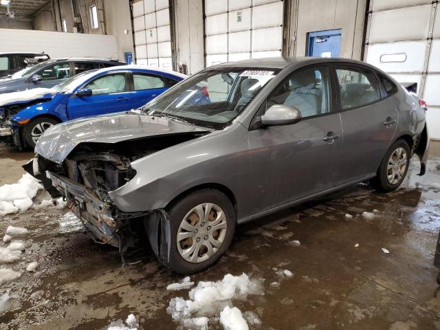 KMHDU4AD0AU164983 - 2010 HYUNDAI ELANTRA BLUE GRAY photo 1