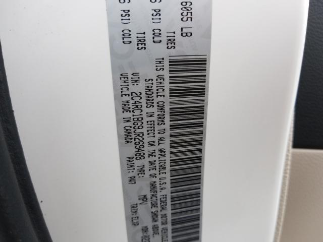 2C4RC1BG9JR269488 - 2018 CHRYSLER PACIFICA TOURING L  լուսանկար 10