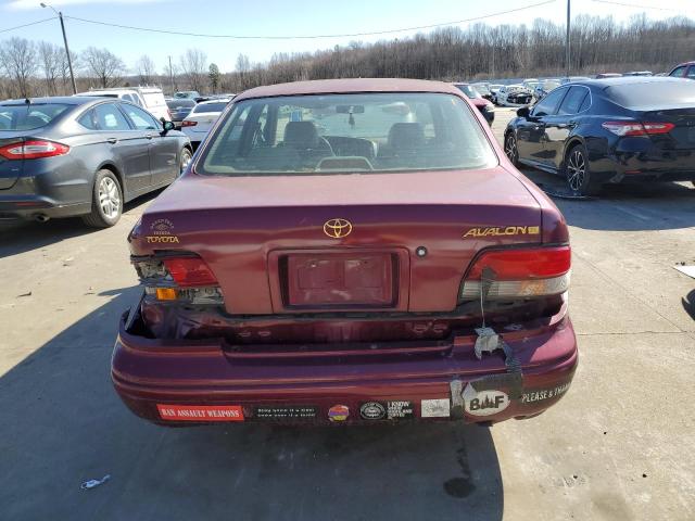 4T1BF12B6VU184755 - 1997 TOYOTA AVALON XL RED photo 6