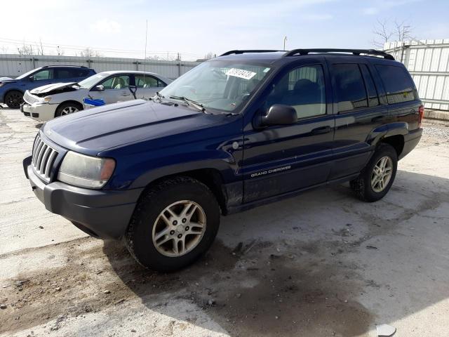 1J4GW48S04C367814 - 2004 JEEP GRAND CHER LAREDO BLUE photo 1