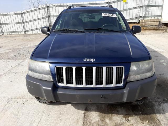 1J4GW48S04C367814 - 2004 JEEP GRAND CHER LAREDO BLUE photo 5