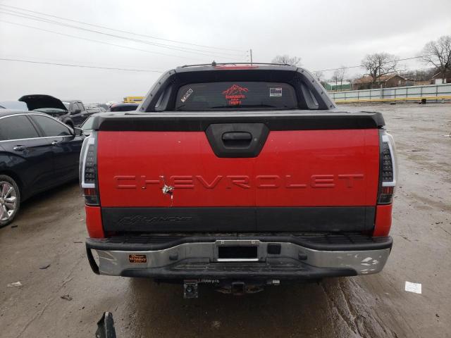 3GNEC12Z05G291611 - 2005 CHEVROLET AVALANCHE C1500 RED photo 6