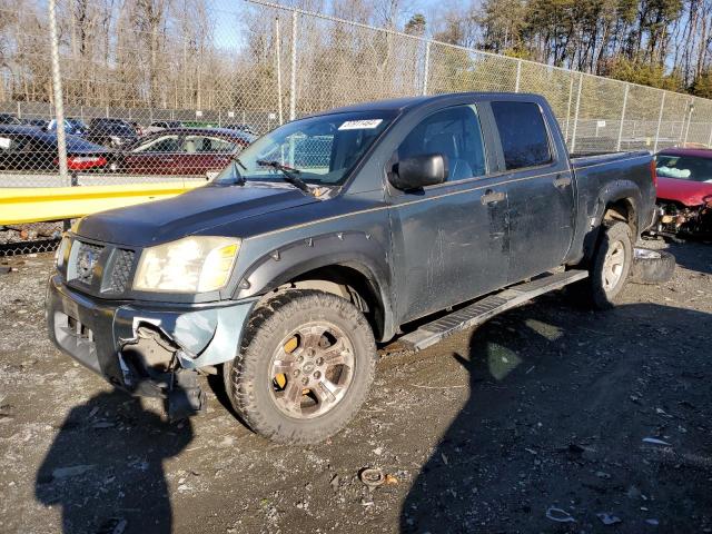 1N6AA07A24N547499 - 2004 NISSAN TITAN XE GREEN photo 1