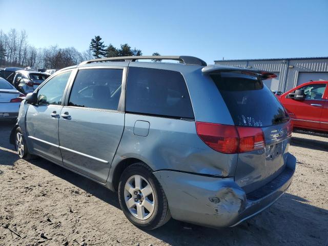 5TDZA23C84S030422 - 2004 TOYOTA SIENNA CE BLUE photo 2