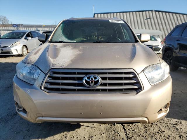 5TDJK3EH4AS020748 - 2010 TOYOTA HIGHLANDER SE GOLD photo 5