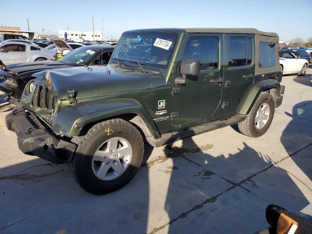 1J4GB591X7L215650 - 2007 JEEP WRANGLER SAHARA GREEN photo 1